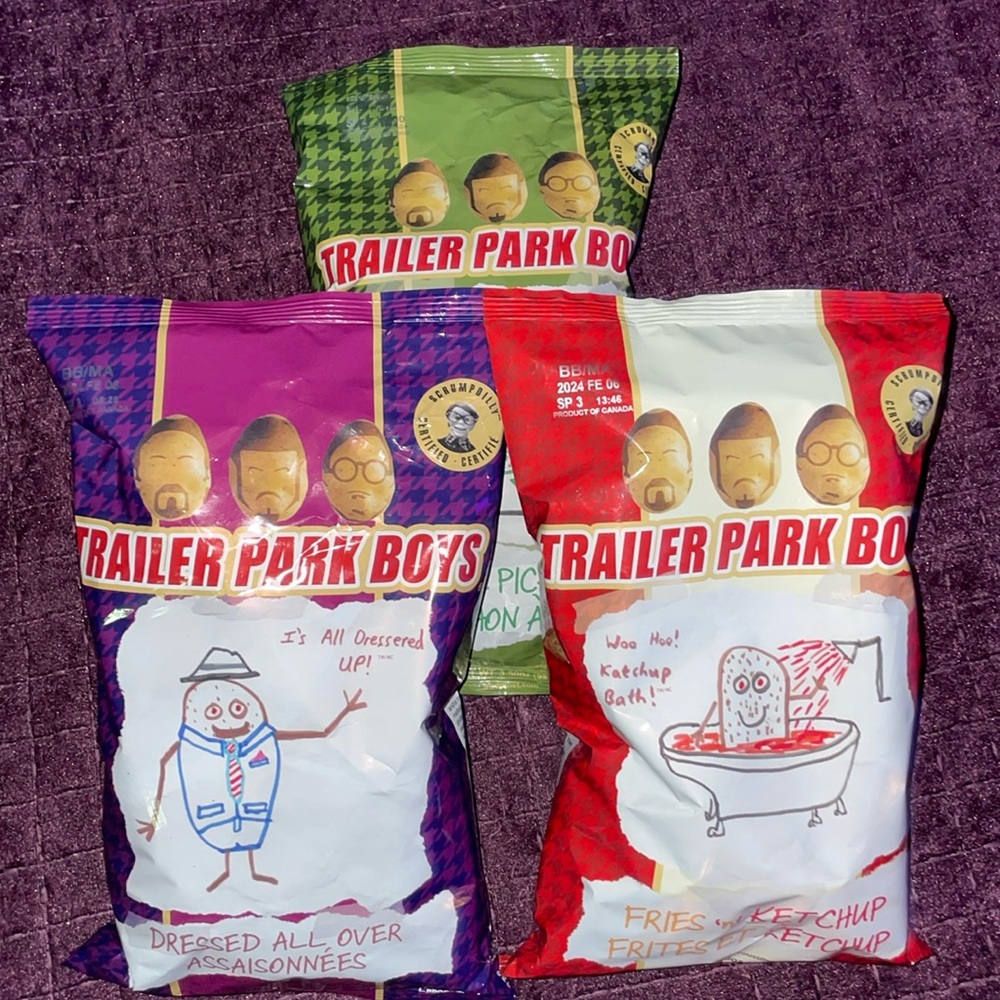Trailer Park Boys Chips SunnyVale Snack Company TPB 99.2g Fresh 2024 list2 NEW